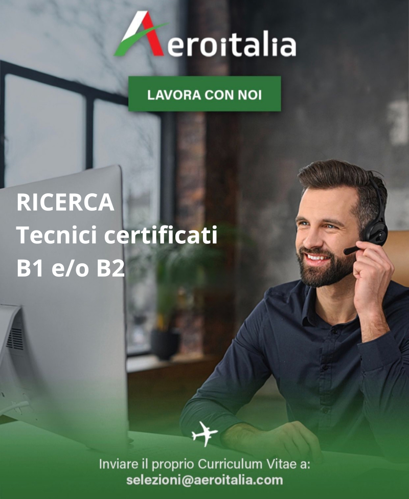 Immagine di Tecnici certificati B1 e/o B2 per base FCO e PMO